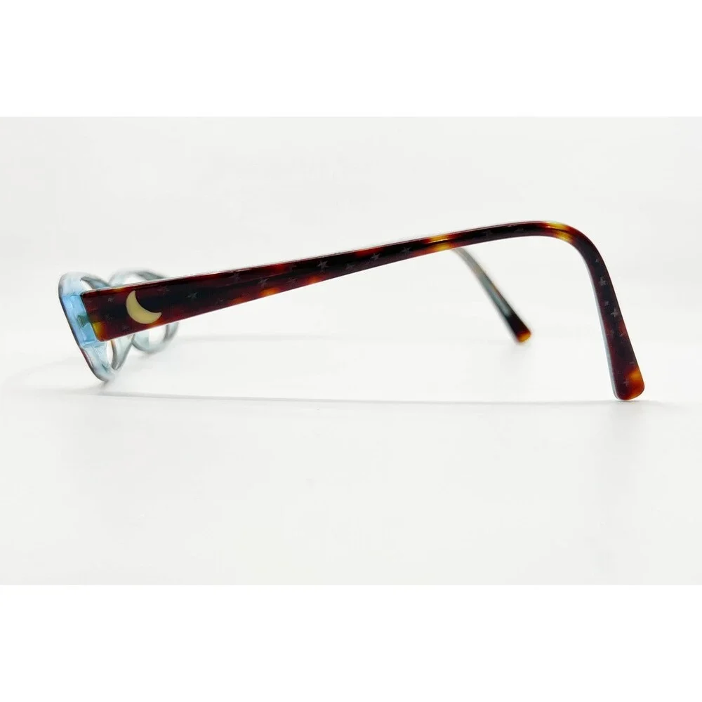 Bulova Eyeglasses Womens Tortoise Blue Cypress Moon Stars 47-16-130